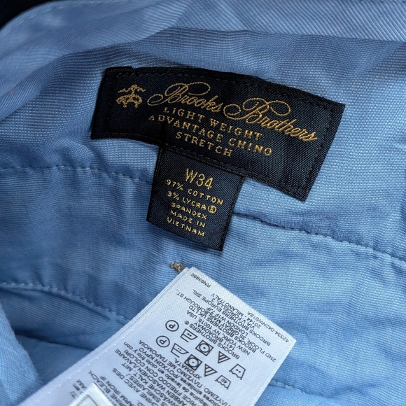 Brooks Brothers Light Brown Flat Front Shorts / Advanced Chino - Picture 2 of 5